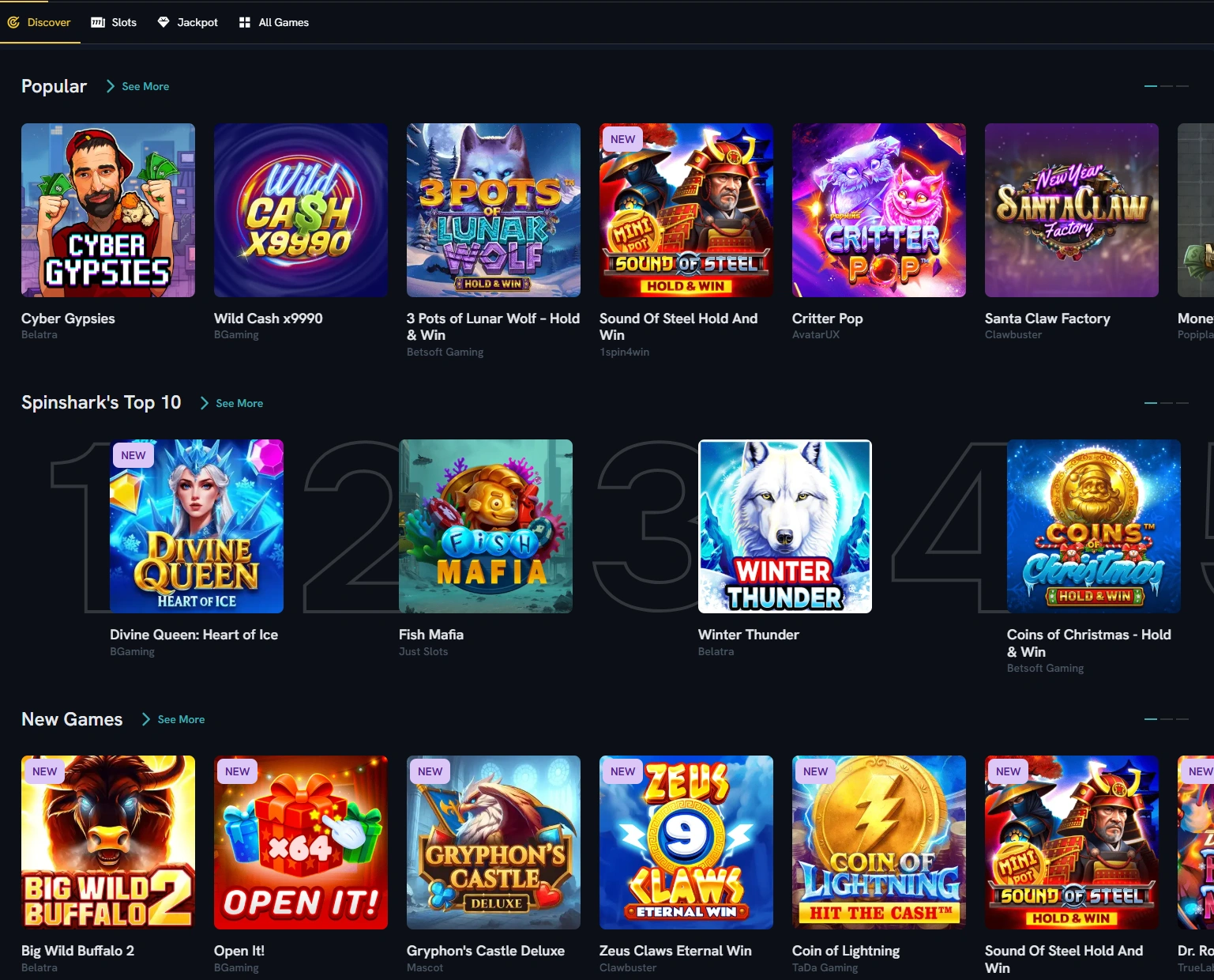 SpinShark Casino | £900 Bonus + 150 Free Spins | Full Review